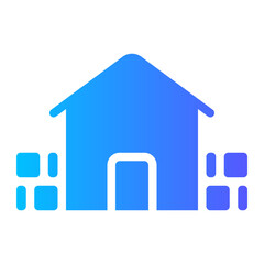 house gradient icon