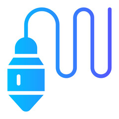 plumb bob gradient icon