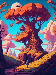 Enchanting Realms the Artistry of Dreamlike Fantasy Landscapes Ai Generative