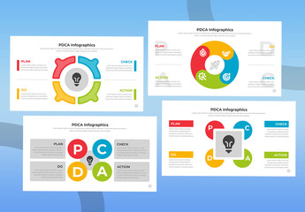 PDCA Infographics Template