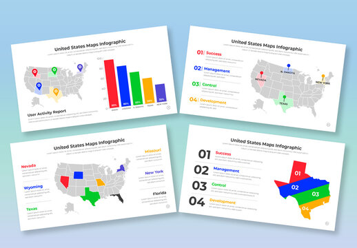 Map Infographics Template