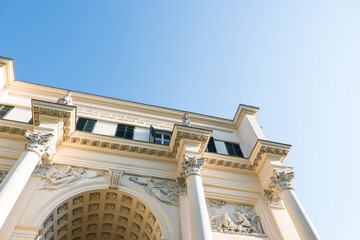 Architecture, old buildings in the Lednicko-Valtické complex in Moravia