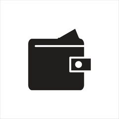 wallet vector icon line template