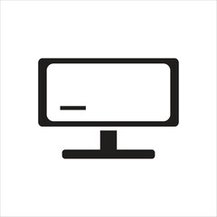 tv vector icon line template