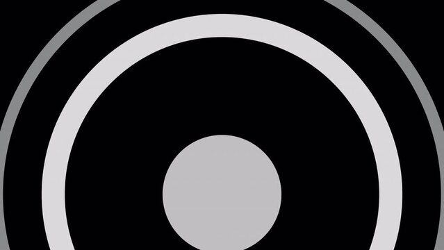 Transition set of spreading circle lines from the bottom with alpha channel, including eight business color patterns.