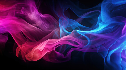 Obraz premium abstract colorful smoke.Generative Ai