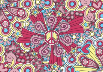 seamless pattern with flowers