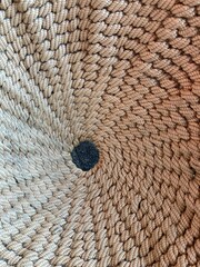 close up of woven basket