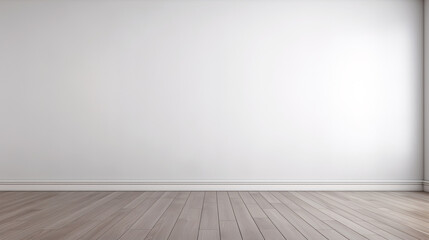 empty room with wooden floor copy space for different product placement