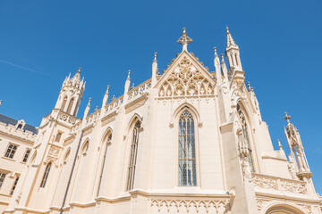 Naklejka premium Architecture, old buildings in the Lednicko-Valtické complex in Moravia