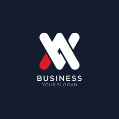 Obraz premium Monogram VA logo with creative unique concept for business company or person