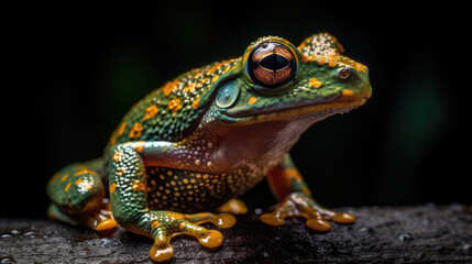 Obraz premium Golden-eyed leaf frog.