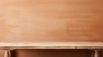 old wooden table with texture background empty space for product display