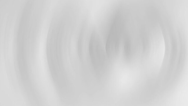Cream elegant white background loop animation creamy abstract with round smooth surface wave. Motion Graphics circular liquid 