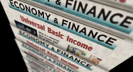 Universal basic income analysis technology newspaper printing media