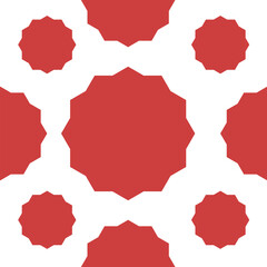 Digital png illustration of red shapes on transparent background