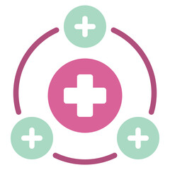 Obraz premium Pink Positivity Icon