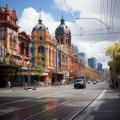 Street in the town, Australia top biggest city images free download.