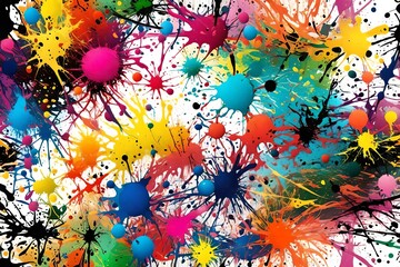 abstract colorful background with stars