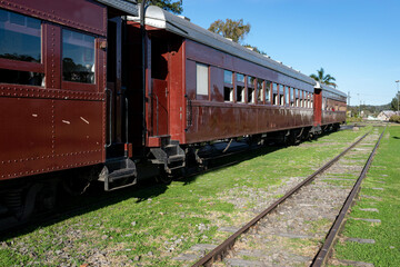 Trem Maria Fumaça em Bento Gonçalves no Rio Grande do Sul, Brasil