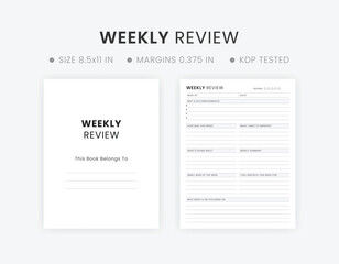 Weekly review checklist 