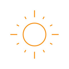 illustration of a sun symbol