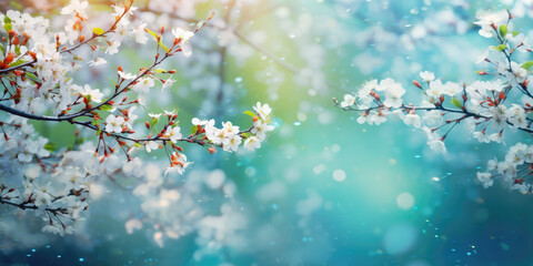 Cherry Blossom Abstract Background