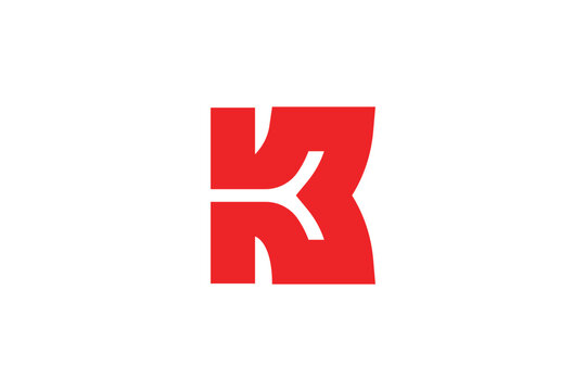 Monogram K logo bold