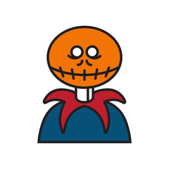 halloween pumpkin cartoon