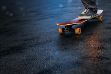 Concrete playground, Skateboarders on the asphalt, pushing the boundaries