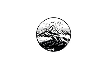 High Mountain Peak Lovers Community Logo