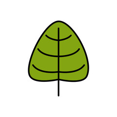 Mulbery leaves plant illustration