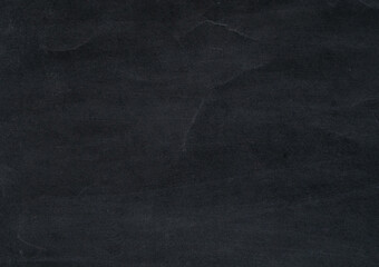 Crumpled black cardboard surface. Old paper background pattern,  and copy space or empty space.