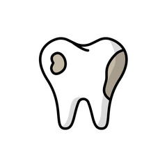 dirty tooth icon
