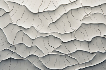 Surface displaying cracking and rupture pattern in neutral colors.