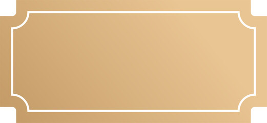golden ticket badge element