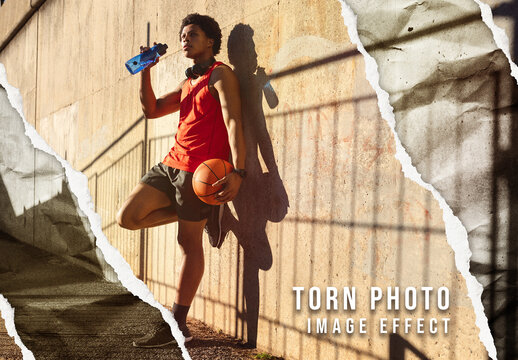 Torn Photo Image Effect