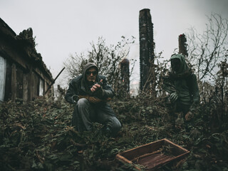 soldier with a gun