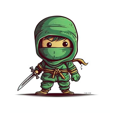Green ninja cartoon hotsell