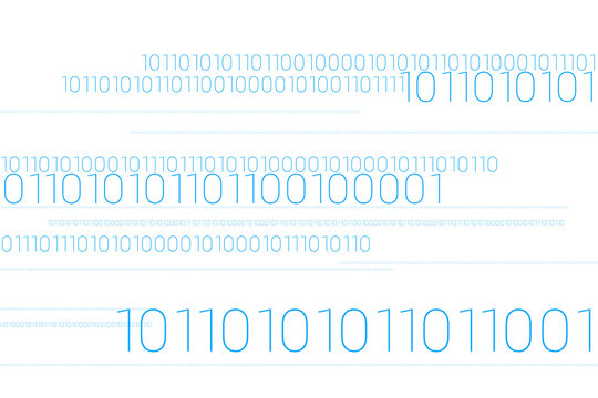 Digital png illustration of binary language on transparent background