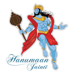 Vector Hanuman sticker