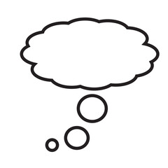 illustration of a speech bubble, SPEECH BUBBLE, TALK BALLOON