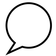 illustration of a speech bubble, SPEECH BUBBLE, TALK BALLOON