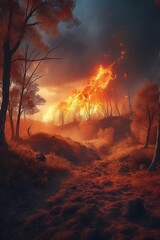  Fire in the forest