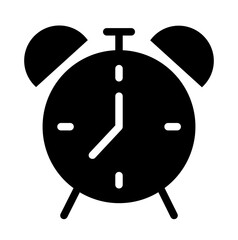 Alarm Clock (Glyph) - Time Management Icons