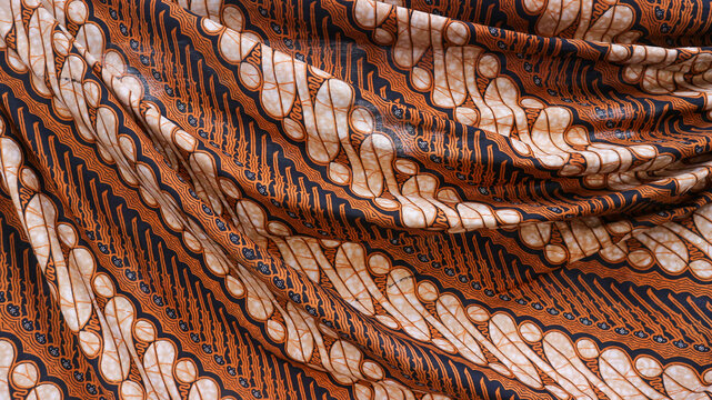 Traditional batik native to Pekalongan, Central Java, Indonesia with elegant classic motifs