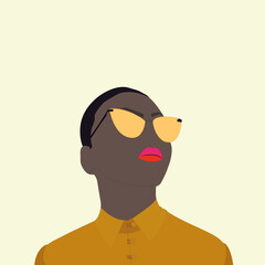 fashion girl, bright, fashionable, stylish