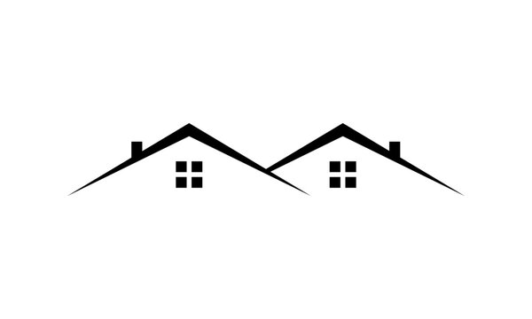 House Logo. Usable for Real Estate, Construction, Architecture and Building Logos.
