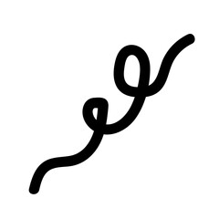 Squiggle abstract line