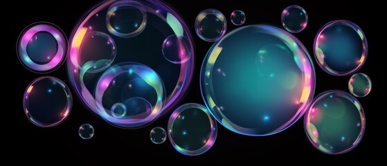 Captivating Soap Bubbles: Creativity and Magic in Motion, generative AI